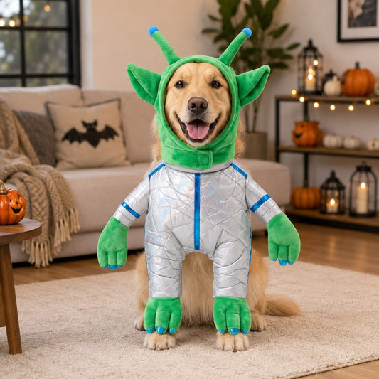 Green Alien Pet Costume – Funny Halloween Look