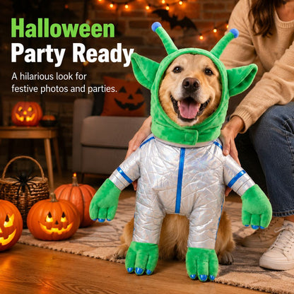 Green Alien Pet Costume – Funny Halloween Look