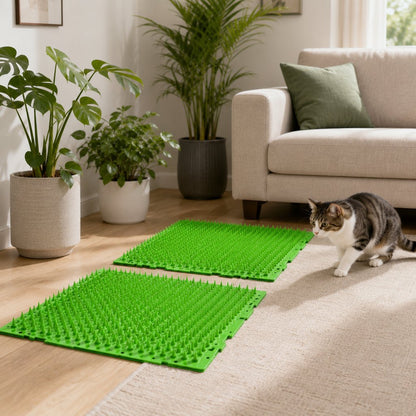 Cut-to-Fit Cat Deterrent Mat 2-Pack – Protects Furniture