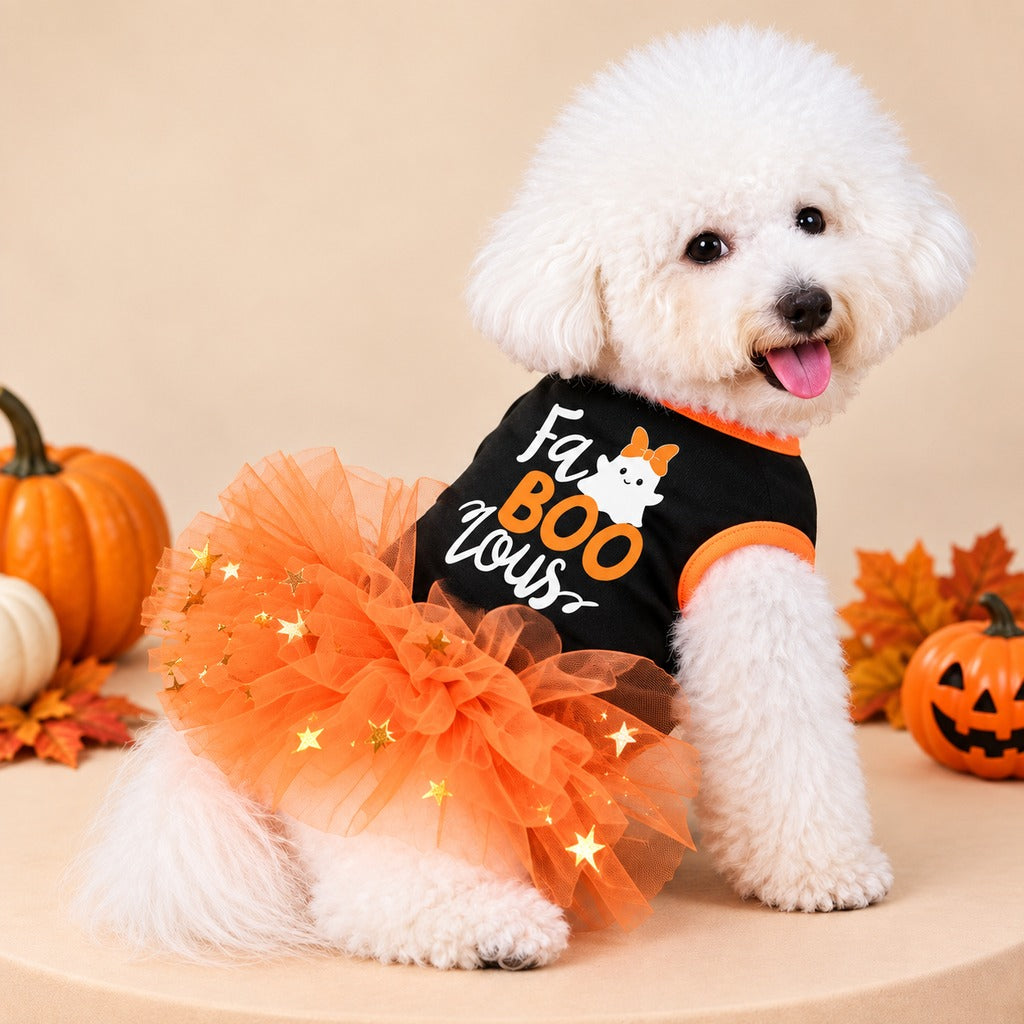 Halloween Dog Tutu Dress – Soft & Lightweight