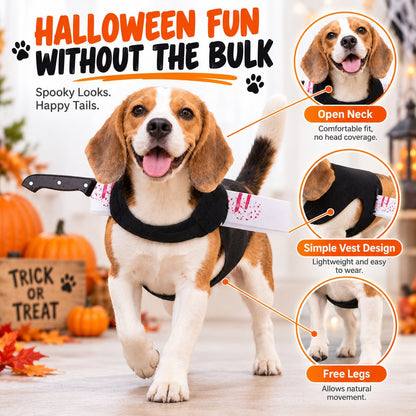 Horror Prop Dog Costume Harness – 6 Funny Styles