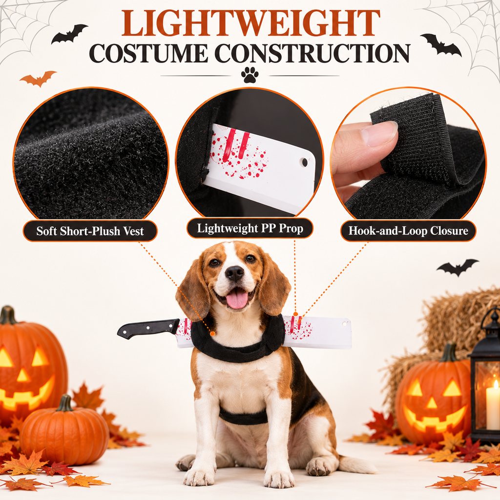 Horror Prop Dog Costume Harness – 6 Funny Styles