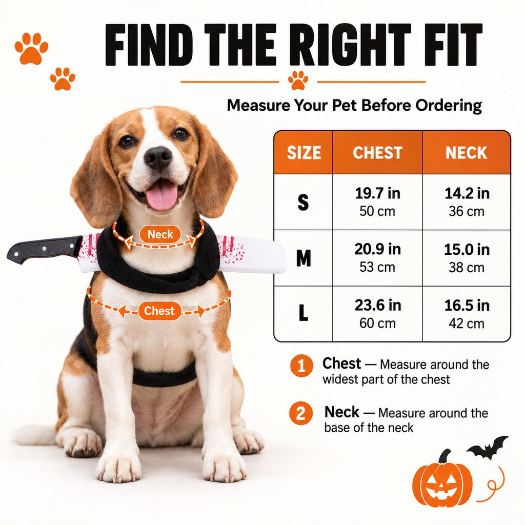 Horror Prop Dog Costume Harness – 6 Funny Styles