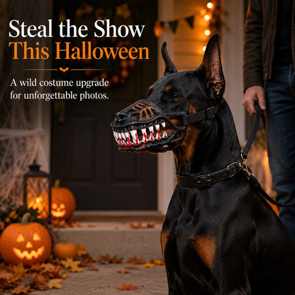 Dinosaur Dog Muzzle Costume – Funny Halloween Look
