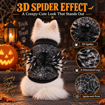 Spider Web Dog Costume – 3D Spider