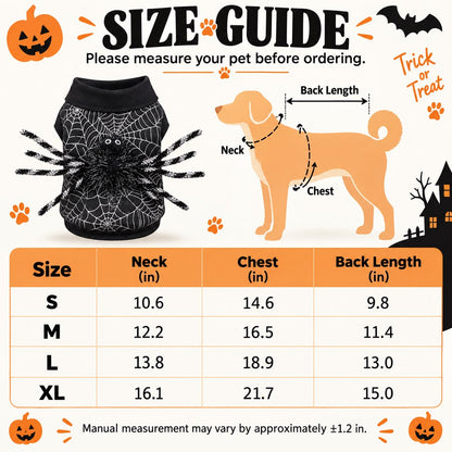 Spider Web Dog Costume – 3D Spider