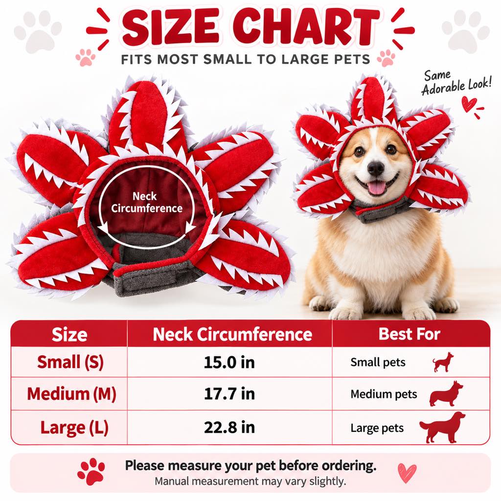 Venus Flytrap Pet Headpiece – Funny Monster Costume