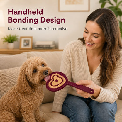 Heart Pet Licking Wand – Easy Soft Treat Feeder