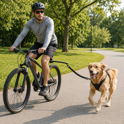 Hands-Free Dog Bike Leash – Safe Side-by-Side Runs