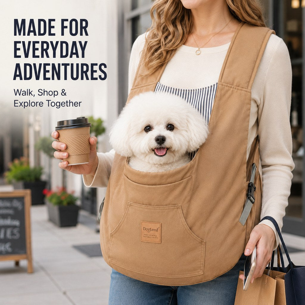 Hands-Free Front Pet Carrier – Comfortable Carry