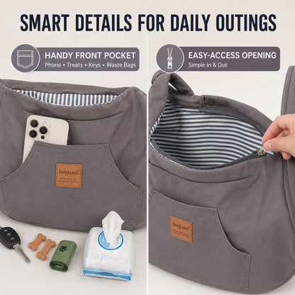 Hands-Free Front Pet Carrier – Comfortable Carry