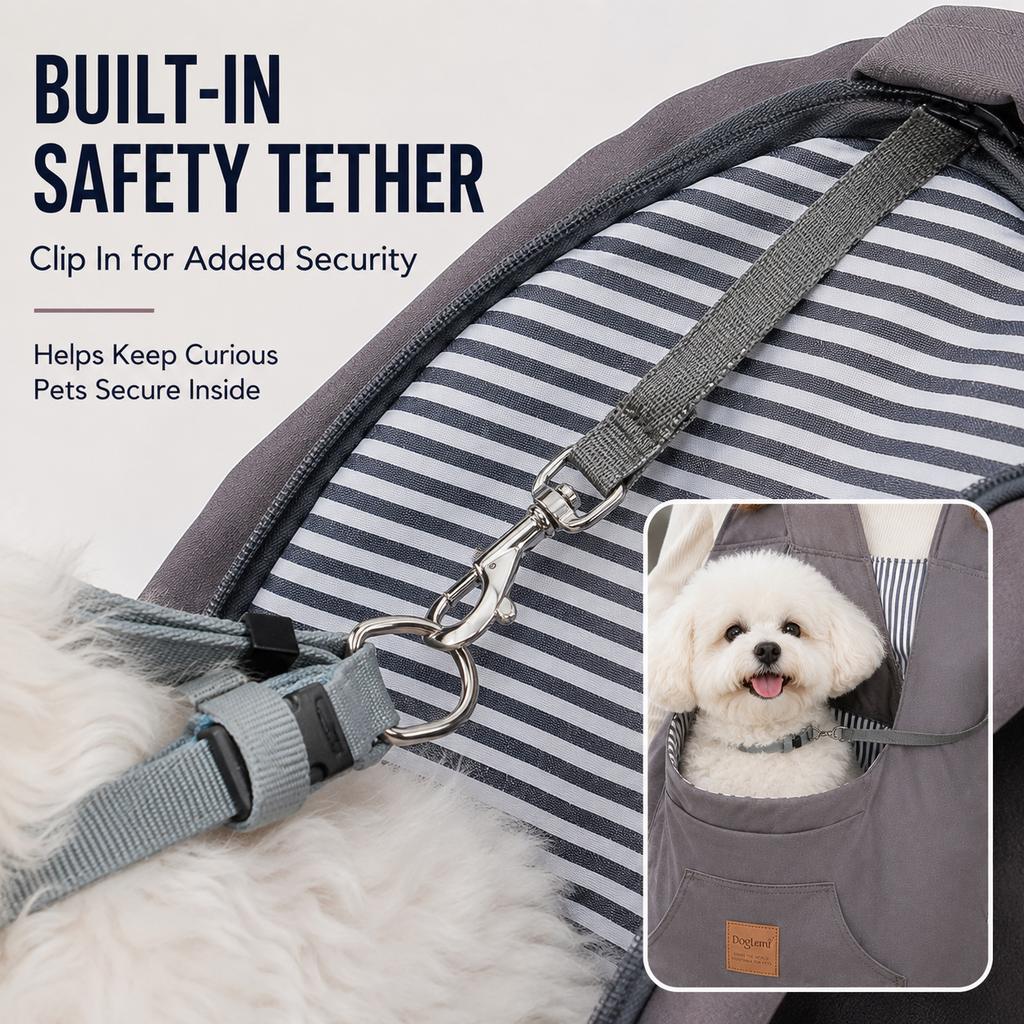 Hands-Free Front Pet Carrier – Comfortable Carry