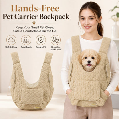 Front Pet Carrier Backpack – Hands-Free Comfort