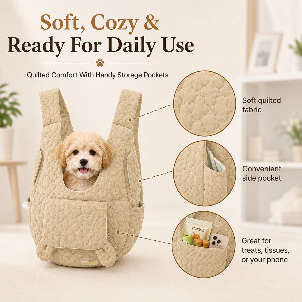 Front Pet Carrier Backpack – Hands-Free Comfort