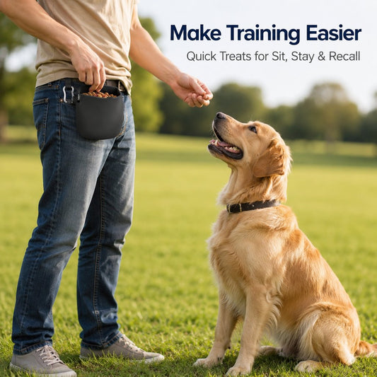 Silicone Dog Treat Pouch – Hands-Free, Easy-Clean Training