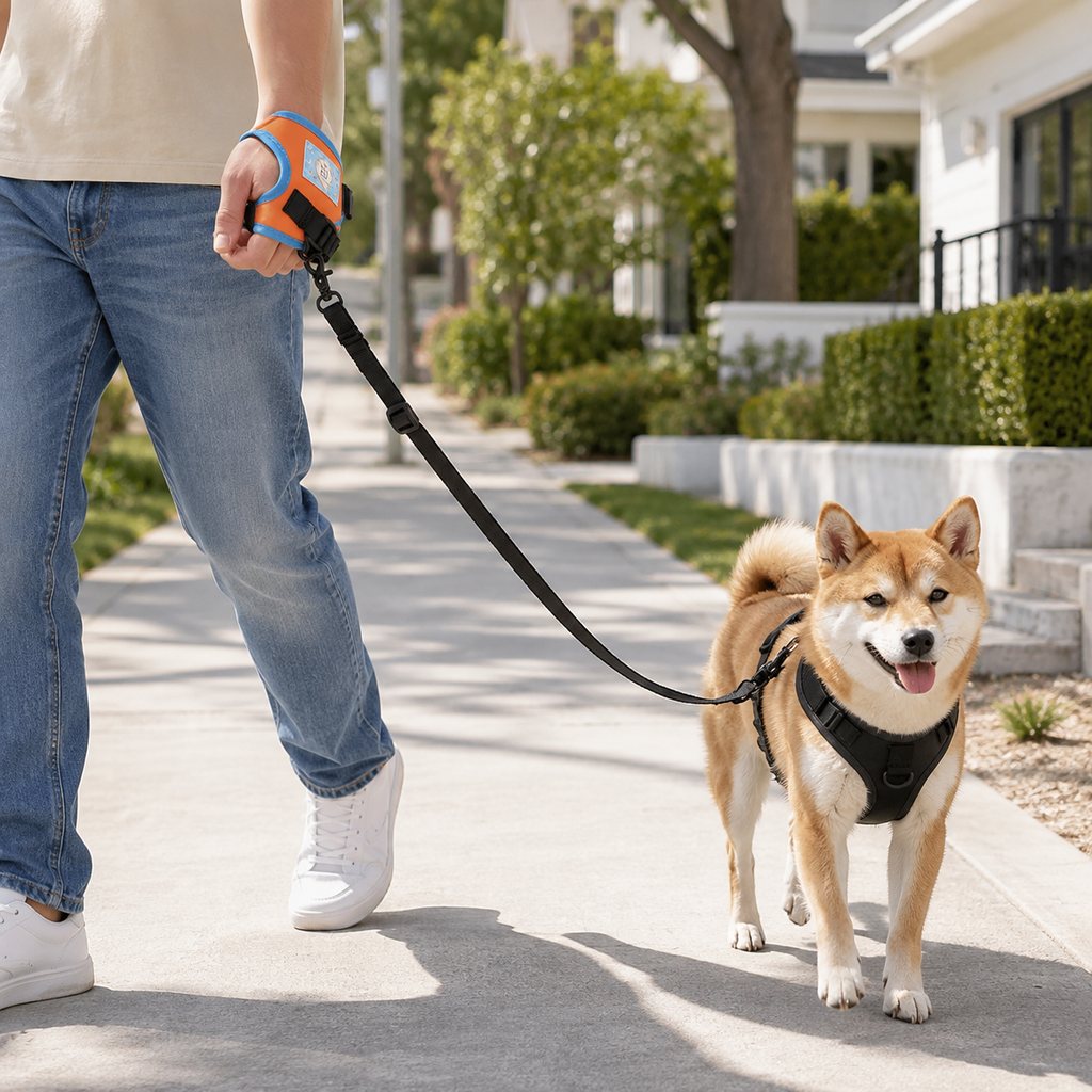 Hands-Free Wrist Dog Leash – Adjustable Comfort Strap