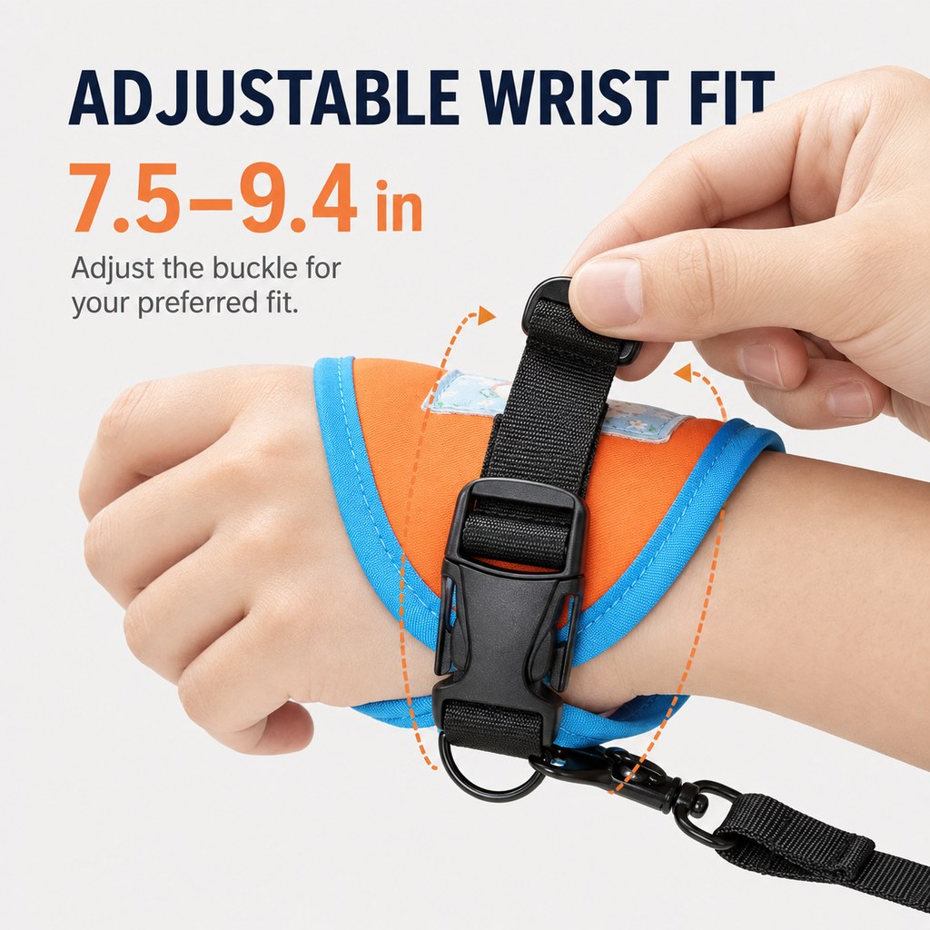 Hands-Free Wrist Dog Leash – Adjustable Comfort Strap
