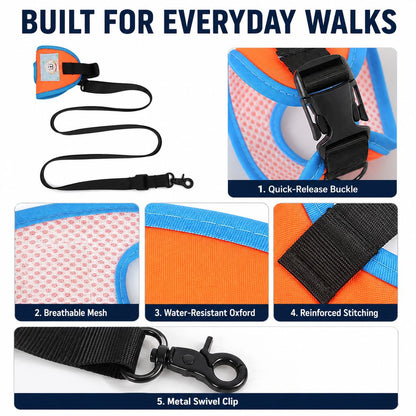 Hands-Free Wrist Dog Leash – Adjustable Comfort Strap