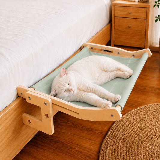 Bedside Hanging Cat Hammock – Space-Saving Lounge