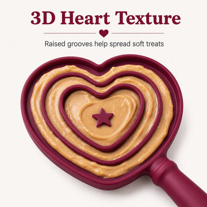 Heart Pet Licking Wand – Easy Soft Treat Feeder