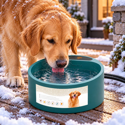 Heated Pet Water Bowl – Anti-Freeze Outdoor 2.2L
