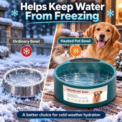 Heated Pet Water Bowl – Anti-Freeze Outdoor 2.2L