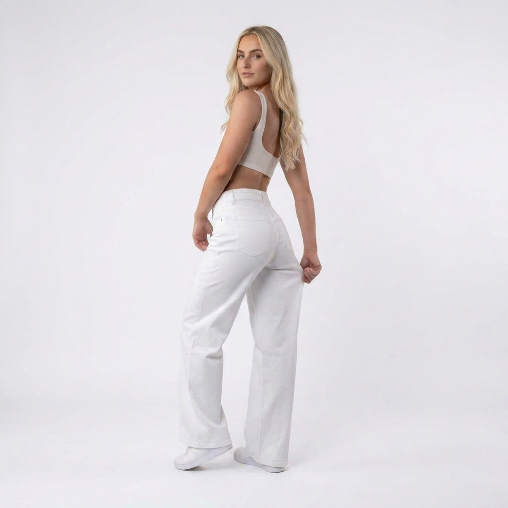 The Curve Lift Wide Leg Jeans