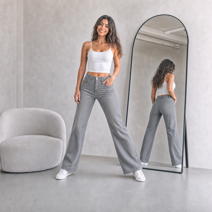 The Curve Lift Wide Leg Jeans