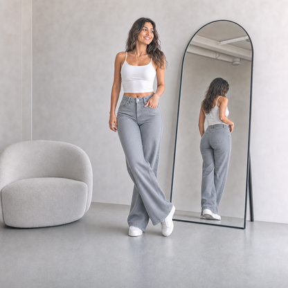 The Curve Lift Wide Leg Jeans