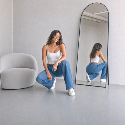 The Curve Lift Wide Leg Jeans
