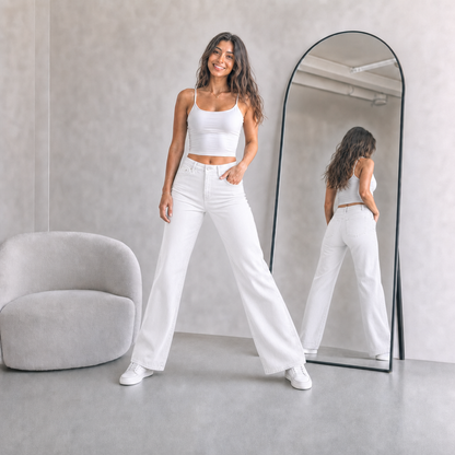 The Curve Lift Wide Leg Jeans
