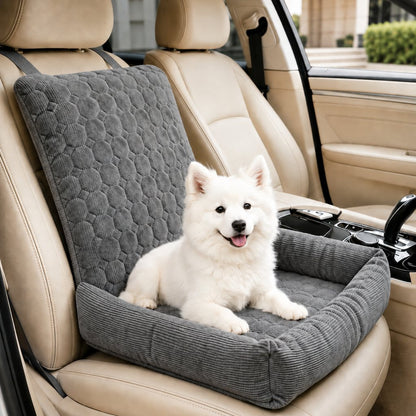 High Back Pet Car Seat Bed – Cozy Road Trips