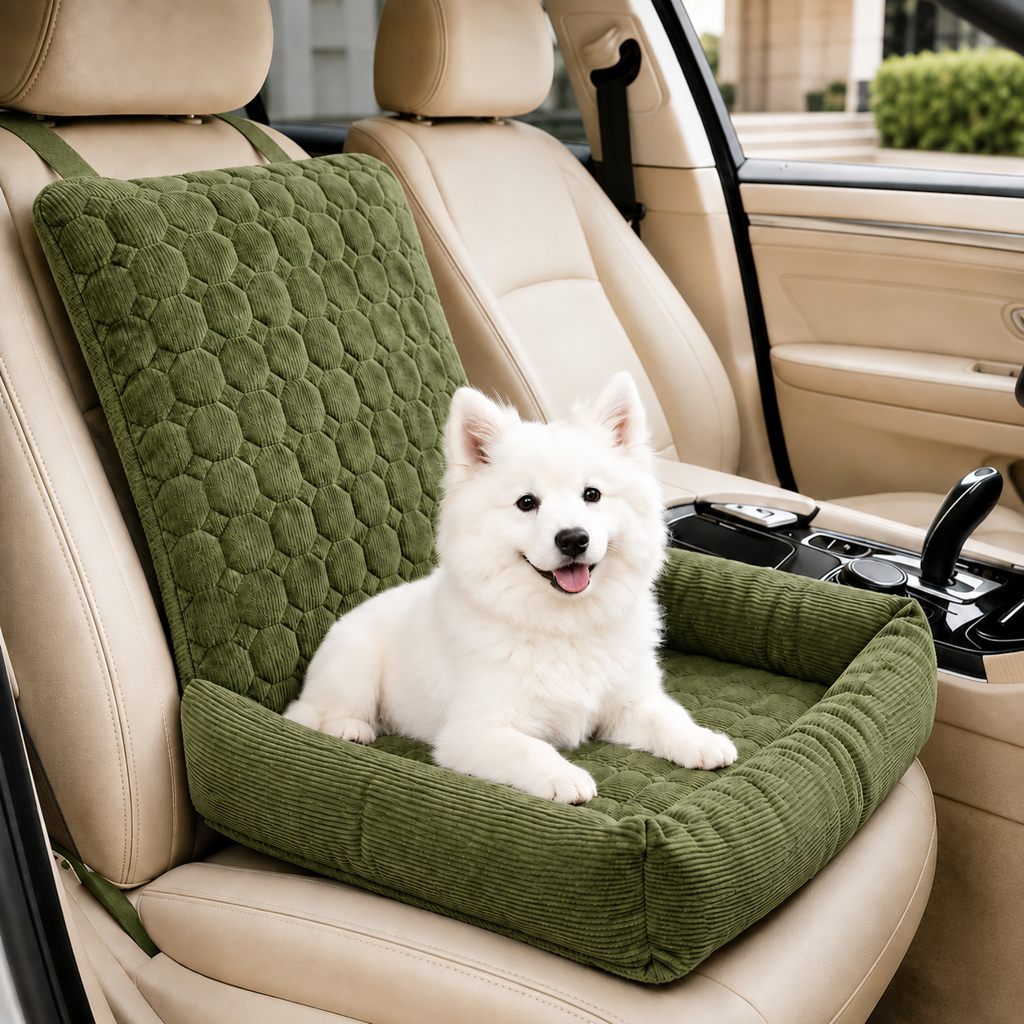 High Back Pet Car Seat Bed – Cozy Road Trips