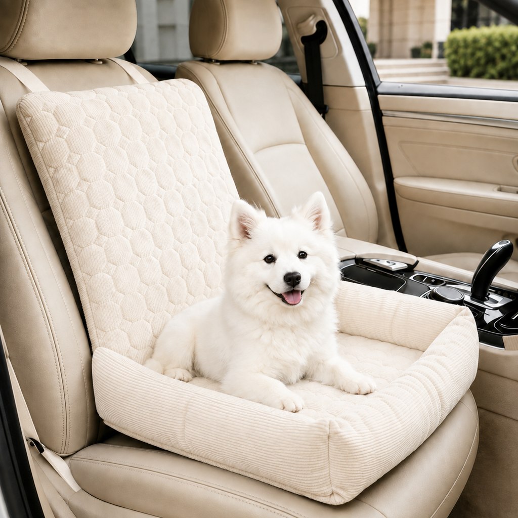 High Back Pet Car Seat Bed – Cozy Road Trips