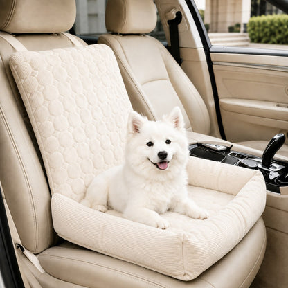 High Back Pet Car Seat Bed – Cozy Road Trips