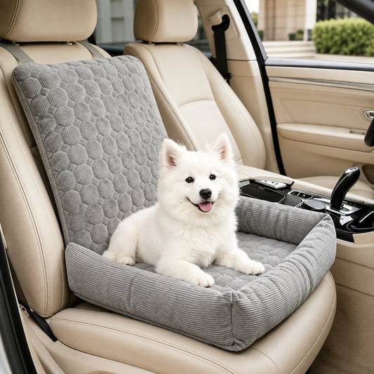 High Back Pet Car Seat Bed – Cozy Road Trips