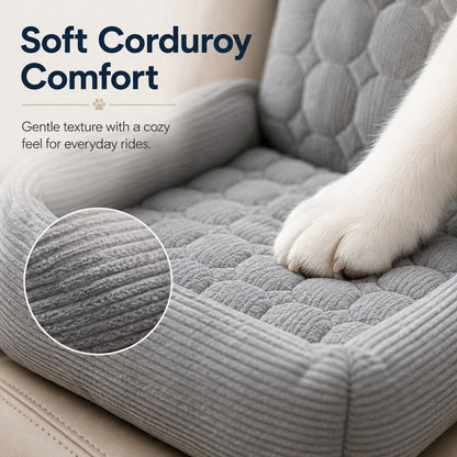 High Back Pet Car Seat Bed – Cozy Road Trips