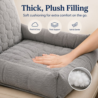 High Back Pet Car Seat Bed – Cozy Road Trips