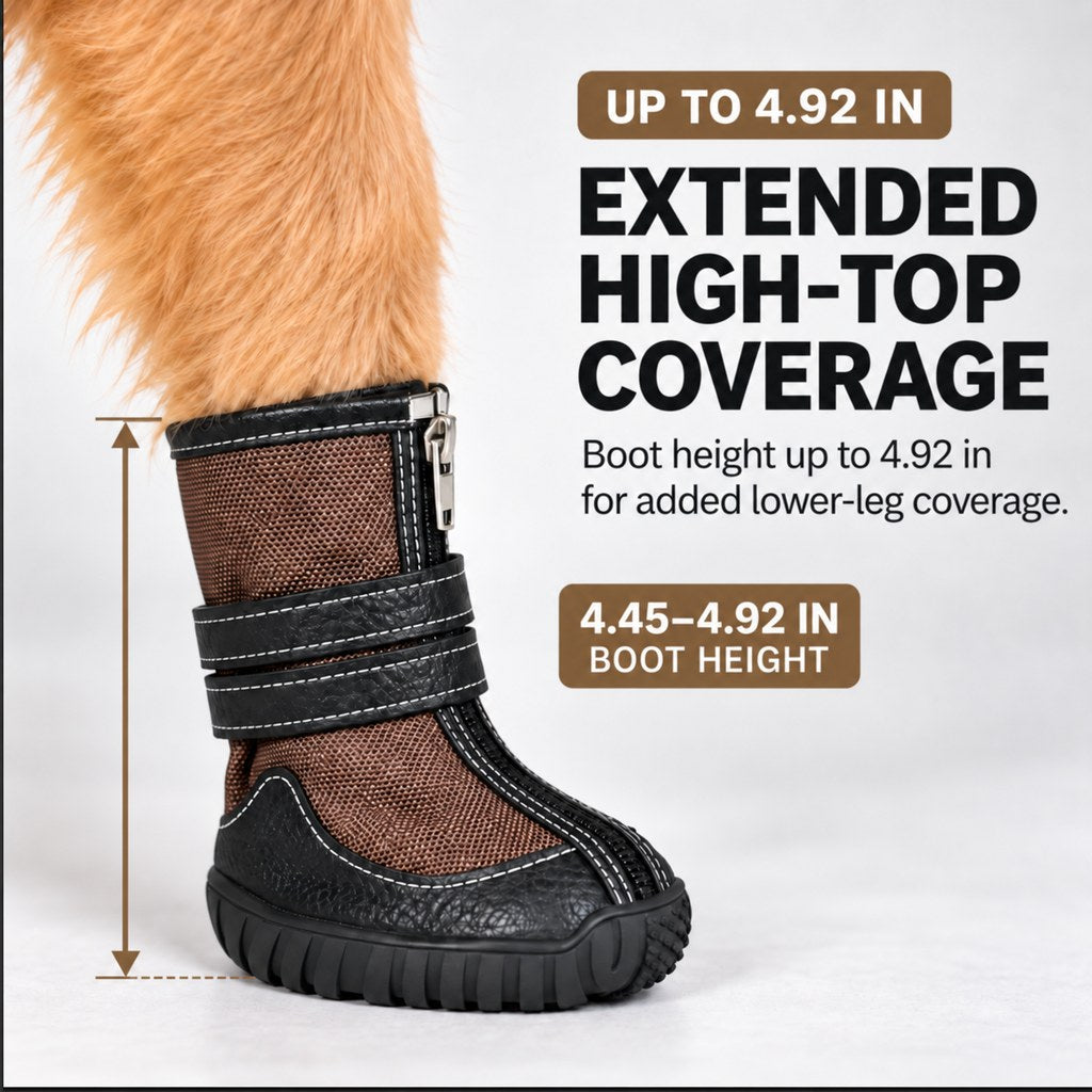 High-Top Dog Boots Set of 4 – Hot Pavement Protection