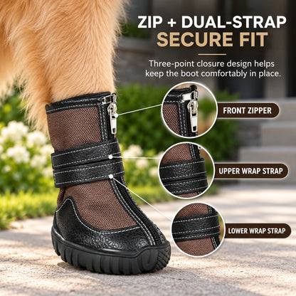 High-Top Dog Boots Set of 4 – Hot Pavement Protection
