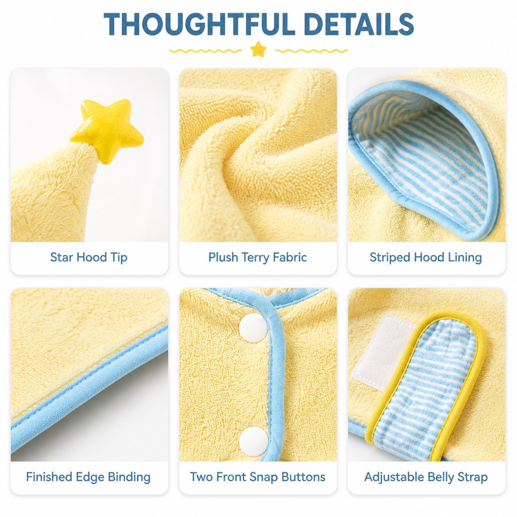 Hooded Pet Drying Robe – Fast Absorbent Towel