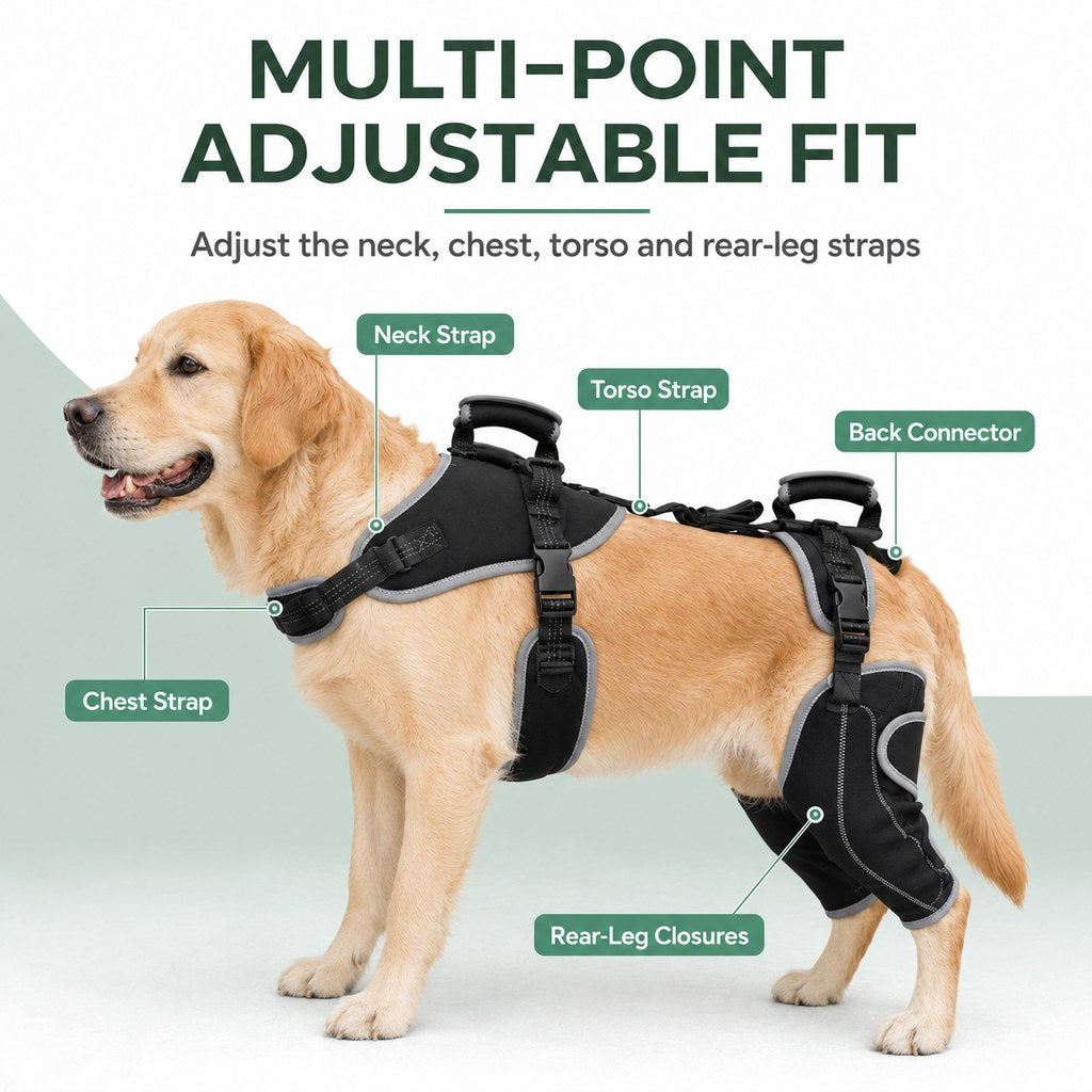 Full-Body Lift Harness – Dual Rear-Leg Support