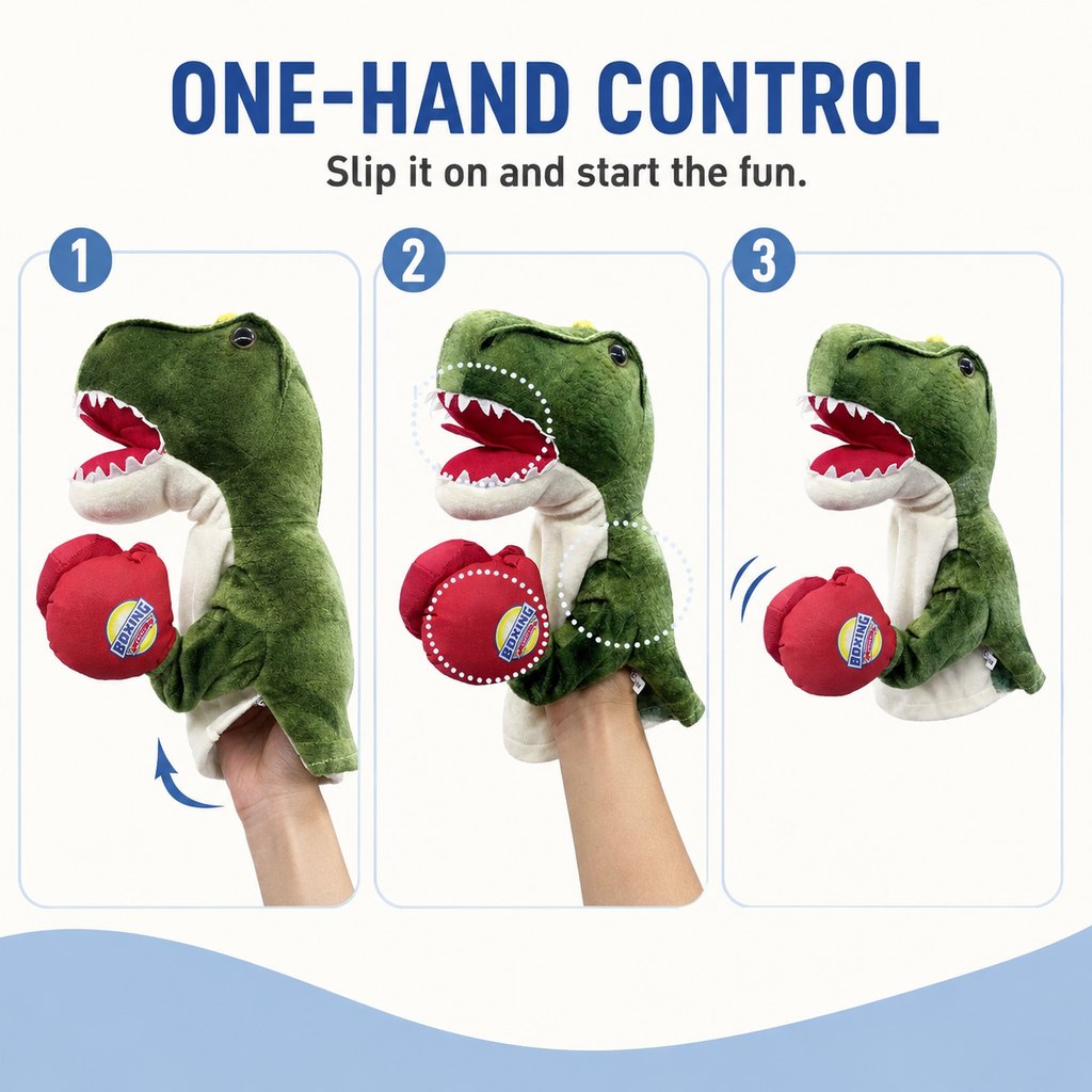 Boxing Pet Puppet Toy – Fun Squeeze-to-Punch Play