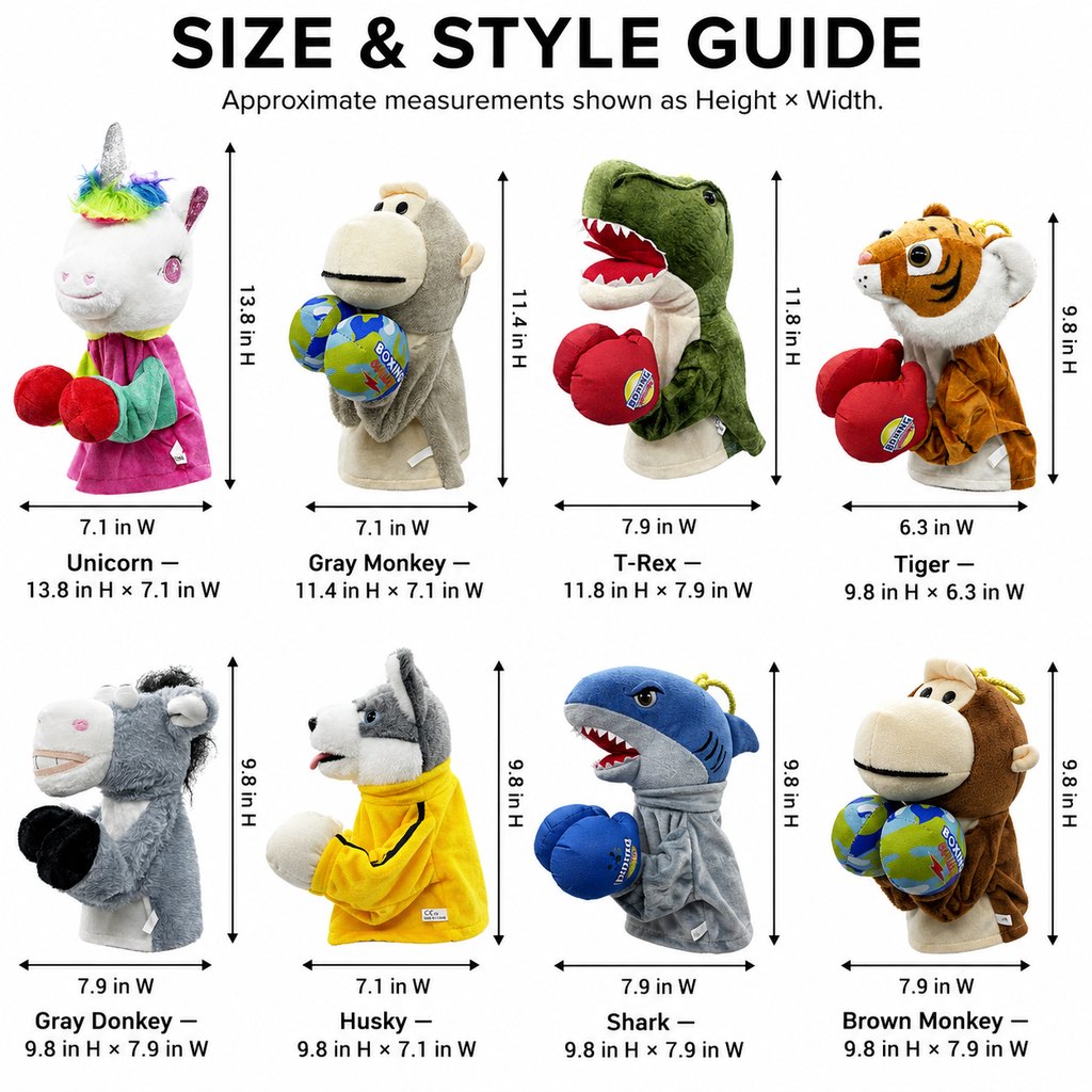 Boxing Pet Puppet Toy – Fun Squeeze-to-Punch Play