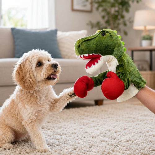 Boxing Pet Puppet Toy – Fun Squeeze-to-Punch Play