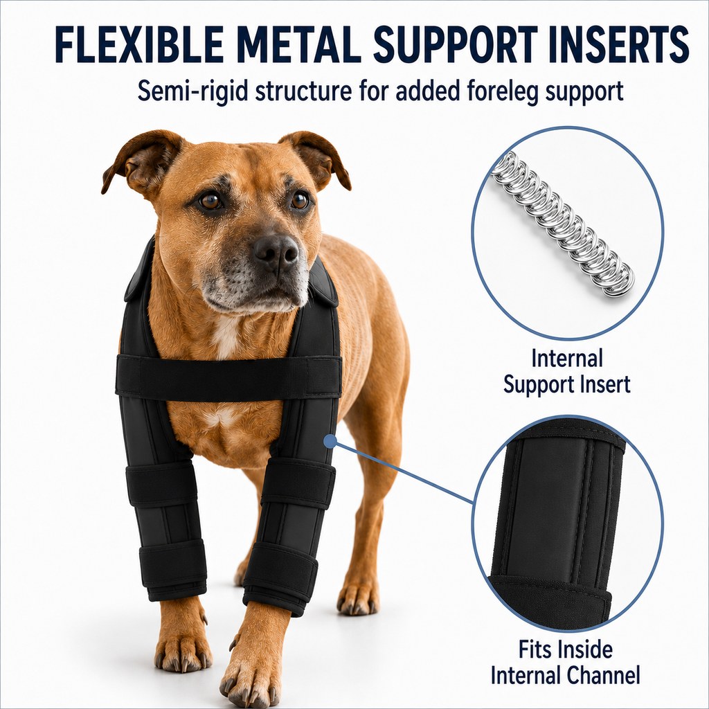Double Front Leg Dog Brace – Steadier Walking