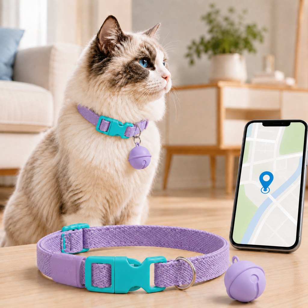 Smart Tracker Bell Collar – Find Hiding Pets Fast