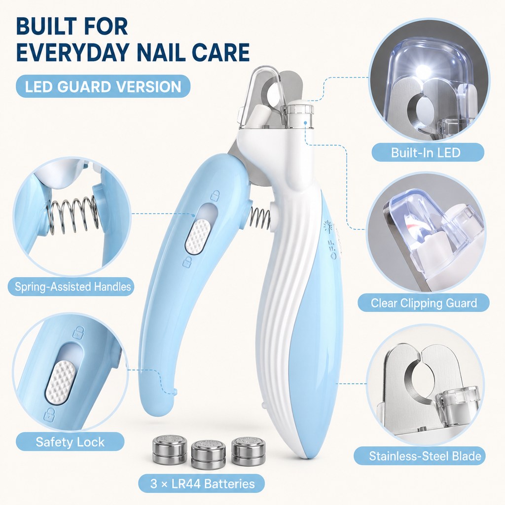 Pet Nail Clippers – Easy Safe At-Home Trims
