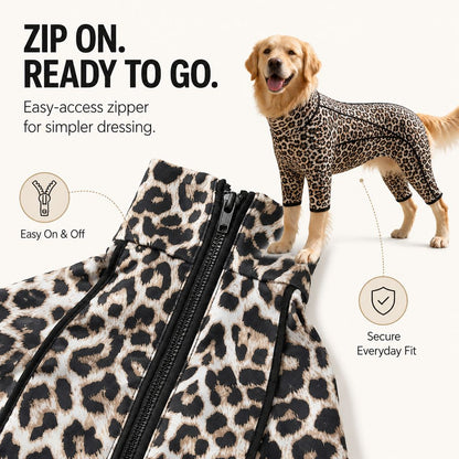 Four-Leg Dog Jumpsuit – Contains Loose Fur & Dirt