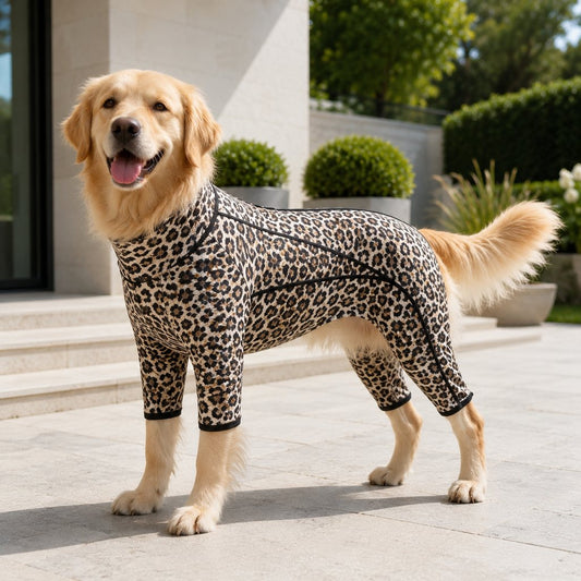 Four-Leg Dog Jumpsuit – Contains Loose Fur & Dirt